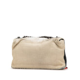 シャネル ココマーク グラフィティ アクト2 チェーン ショルダーバッグ ベージュ キャンバス レディース CHANEL 【中古】